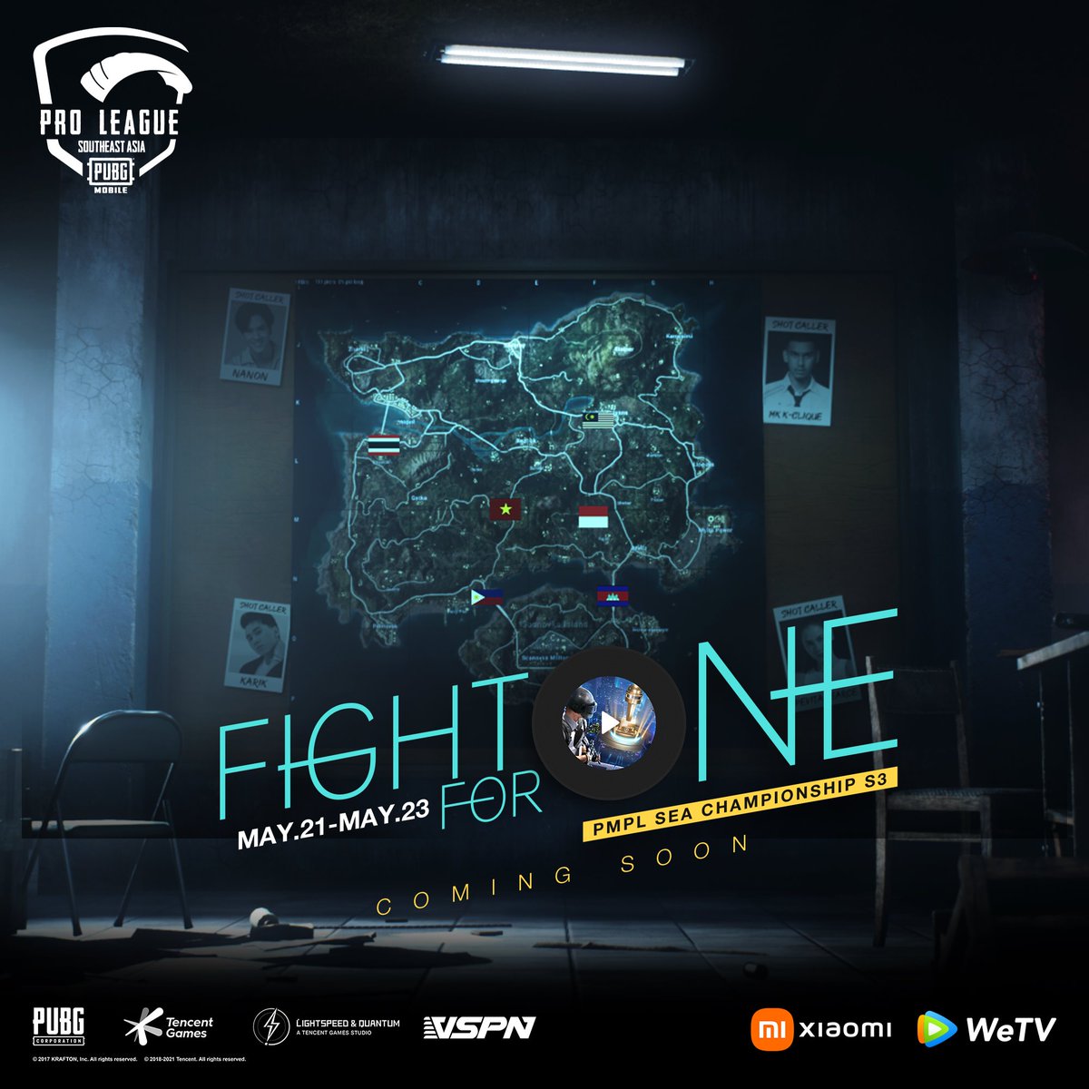 EsportsPUBGM's tweet photo. We've been brewing something for a while and now it's almost there ready for you! 🔥
🎵Introducing “FIGHT FOR ONE”, the OFFICIAL soundtrack for the #PMPL SEA Championship Season 3! #PMPL2021 #PMPLS3 #PMPLSEAS3 #BeTheOne
Follow us on:
📺https://t.co/qyRX4BoMdv https://t.co/SBUnhWmwev