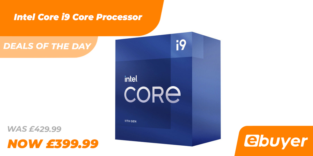 Ebuyer's tweet image. 🔥 DEALS OF THE DAY 🔥 

11th Gen Processor. Up to 5.2GHz max clock speed. 8 cores + 16 threads. Thunderbolt™ 4 + Intel® Killer™ Wi-Fi 6/6E (Gig+) technology. Think outside the box.

Buy now 👉tinyurl.com/btvzm82z

@intel #coreprocessor #dealsoftheday