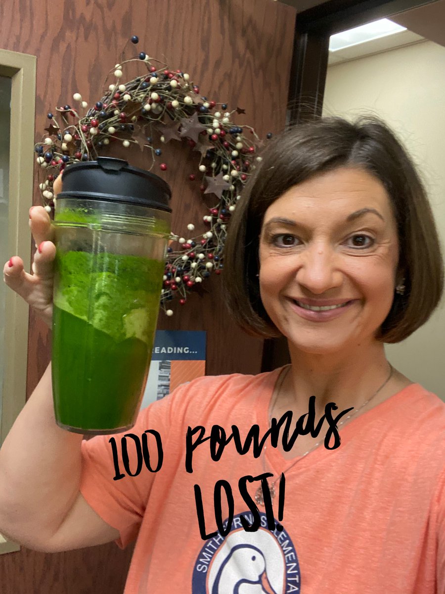 Our principal @CherishPiche has lost 100 pounds since March 2020 by making healthy food choices such as spinach smoothies! @MNPS_kidshealth #MNPSWellnessWeek2021 #Foodiefriday
