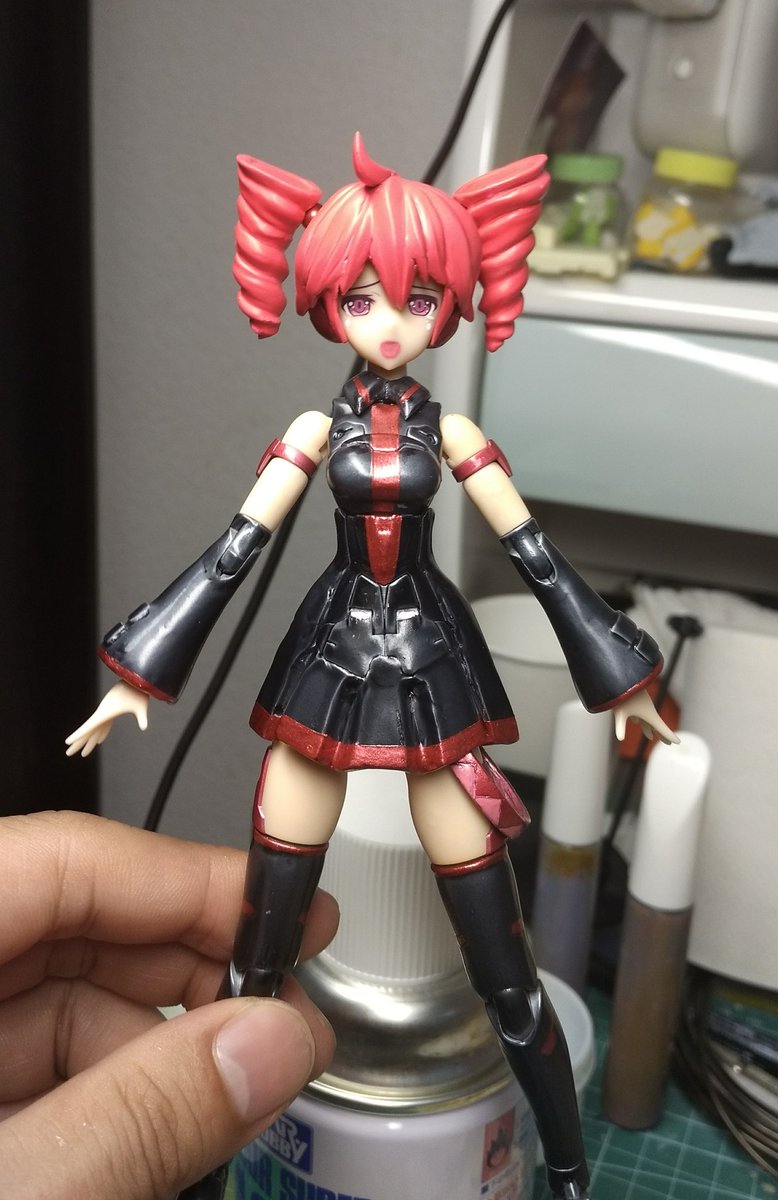 Yaide フィギュア作ってます Fag重音テト改造パーツ この時は手原型 ミクさんより先なのよ みんなの自作パーツが見たい