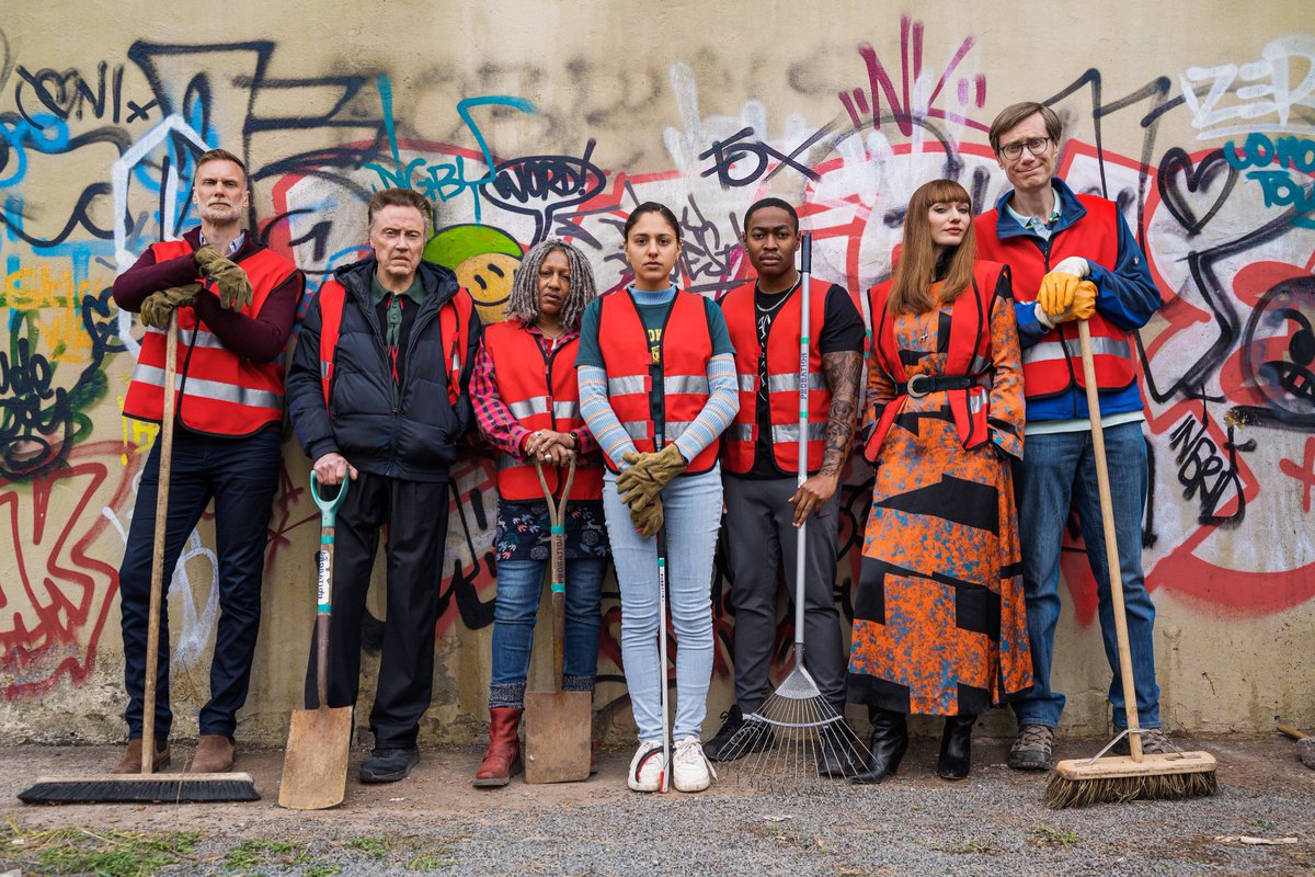 Community Service never looked so good. First look at #TheOffenders coming soon to @BBCOne and @PrimeVideo