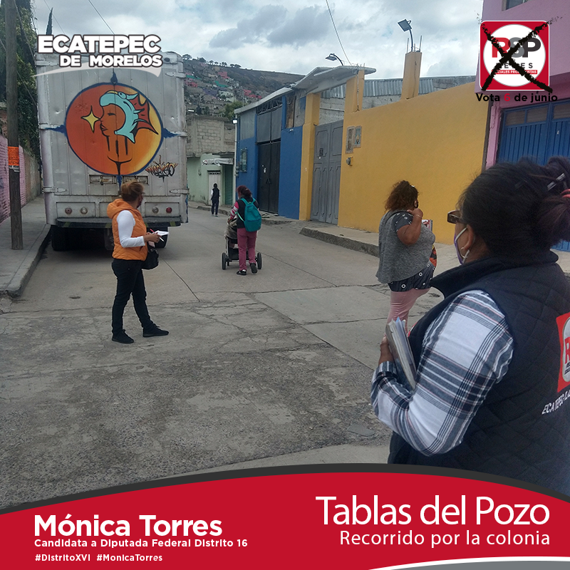 monicatorresrsp's tweet photo. Ayer estuve con los vecinos de la colonia 𝐓𝐚𝐛𝐥𝐚𝐬 𝐝𝐞𝐥 𝐏𝐨𝐳𝐨 escuchando sus peticiones y compartiendo con ellos las propuestas y planes que tenemos para mejorar su entorno. ⁣

⁣ https://t.co/cT64zmnM2F
