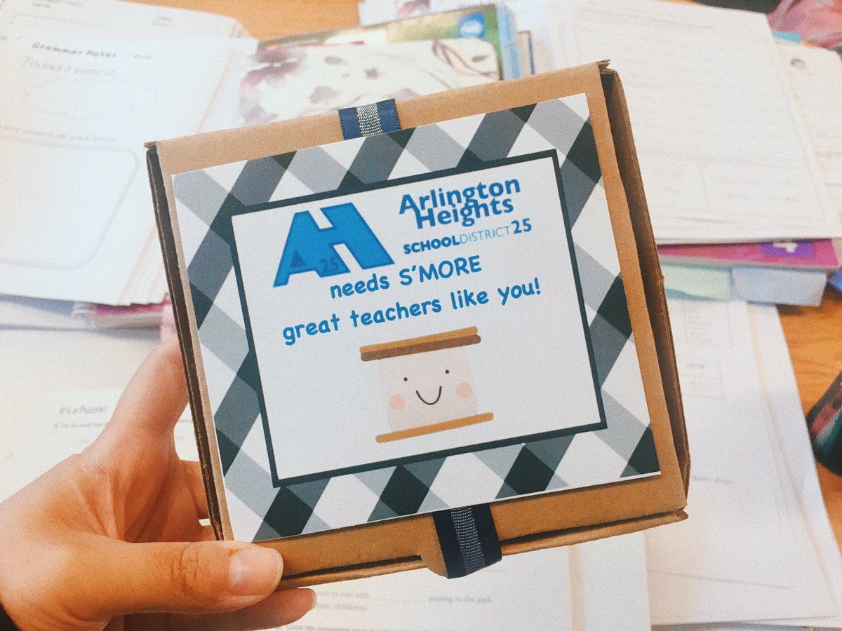 Such a SWEET surprise visit yesterday morning from <a href="/Olive_Principal/">Ms. Erin Davis</a>, <a href="/Julia_Pemberton/">Julia Pemberton</a>, <a href="/beckyfitzSD25/">Dr. Becky FitzPatrick</a>, and <a href="/briankaye/">Brian Kaye</a>! Feeling s’more and more gratitude with each + everyday 💛 <a href="/ahsd25/">ArlingtonHeightsSD25</a> <a href="/AHSD25Olive/">AHSD25Olive</a>