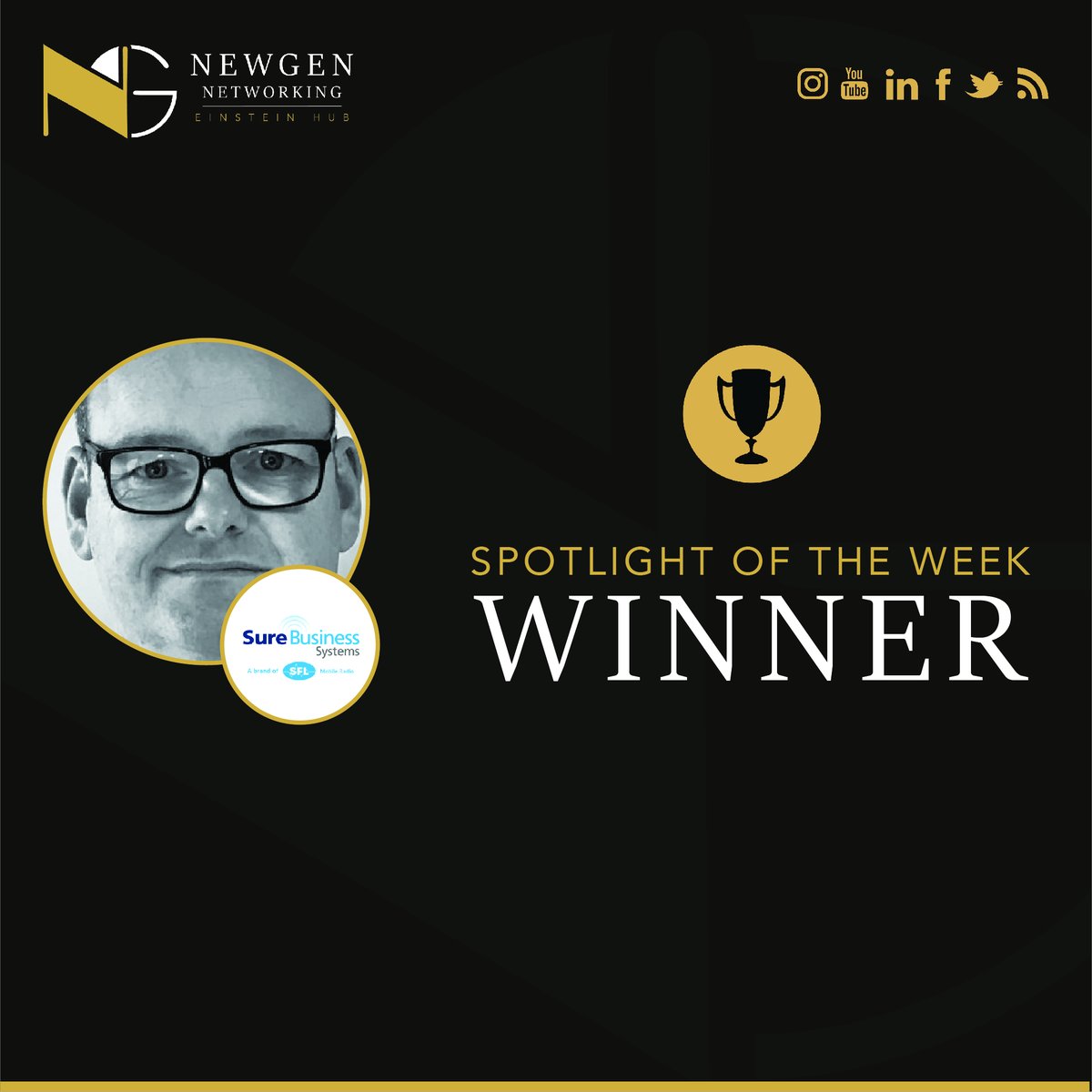 NetworkNewGen's tweet photo. This week Neil Owens from Sure Business Solutions Ltd was our Spotlight Winner on the theme of Ego Awareness Day.
You can contact Neil at neil@surebusiness.co.uk or on 07770791113.
Visit our website now to book a place at your meeting of choice.
https://t.co/MHZx0tfrlv https://t.co/TSyFzjEWsq