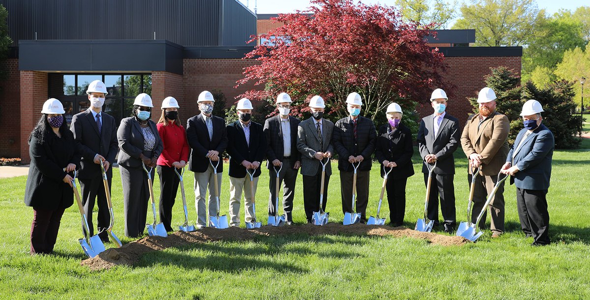 mountunion's tweet photo. #MountUnion held a groundbreaking this week to signify the beginning of an approximately 7,000-square-foot expansion to Oak Hall, which houses programs in the University’s Department of #Business and School of #Engineering. #BeExceptional https://t.co/qOuqJFgiKb https://t.co/lDqpdVg4VX