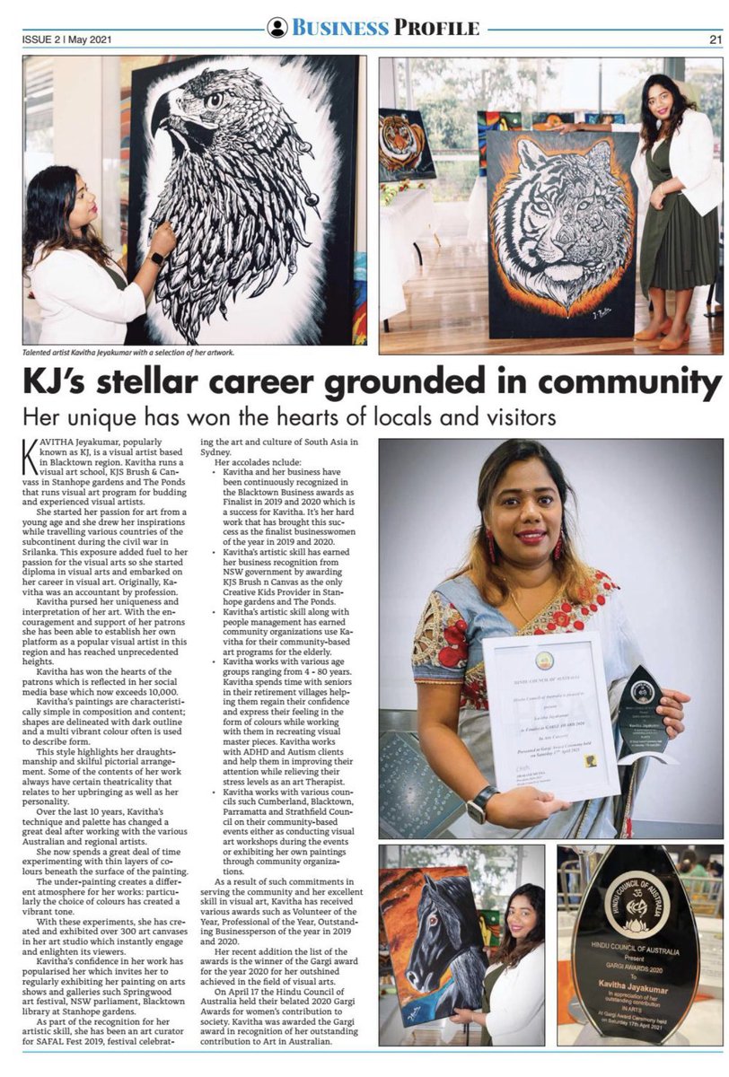 Artistkavithaje's tweet photo. My interview in Blacktown News  
Thank you Blacktown News for your lovely article

https://t.co/W8F4652IvF

#interviews #music #podcast #interview #hiphop #radio #youtube #rap #interviewtips #jobs #media #entertainment #jobsearch #love #follow #spotify #news #instagram #hiring https://t.co/fWvNAbDHjv