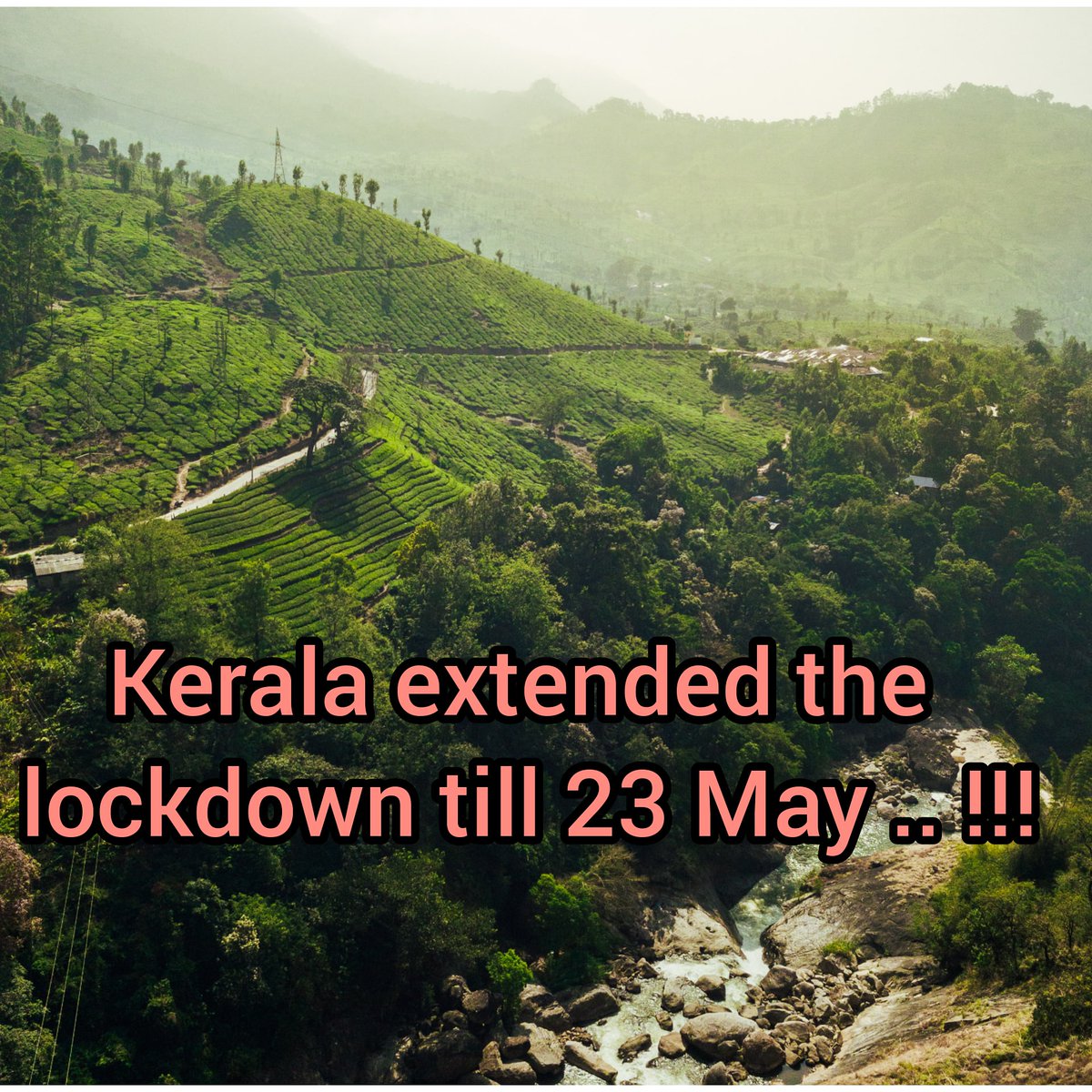 Manish_Rep's tweet photo. Kerala extended the lockdown till 23 May .. !!!
#kerala #lockdown #lockdown2021 #tourism #lockdown_extended
#keralatourism https://t.co/w18oEAsmcU