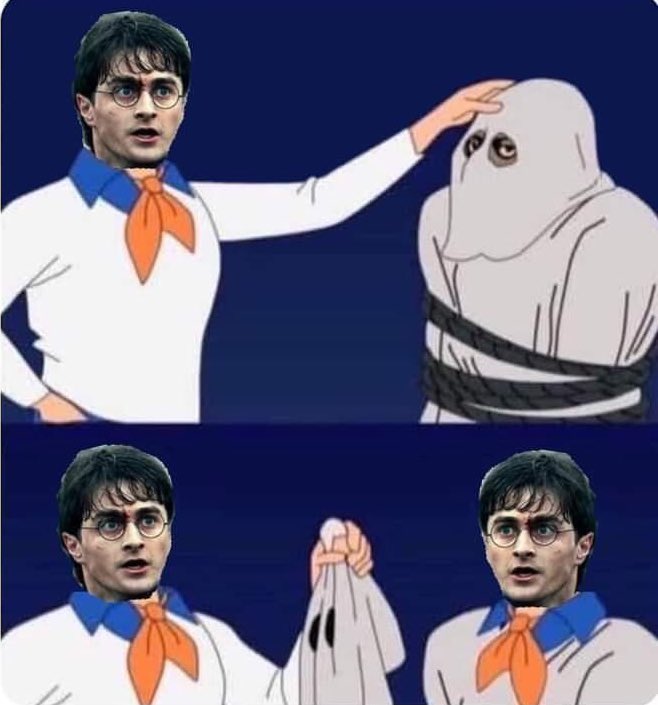 tioggrindelwald's tweet photo. Harry descobrindo a última Horcrux https://t.co/QyW6zwMLMw