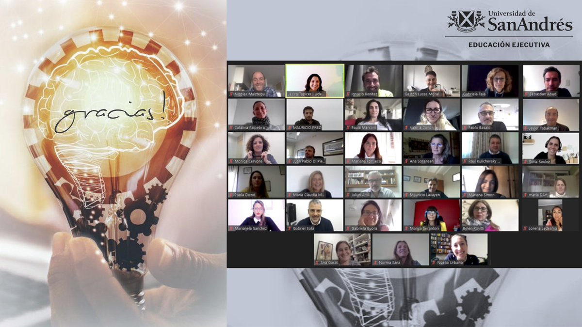 Finalizamos la 9na Edición de nuestro hermoso programa Neurociencias para Líderes <a href="/UdeSA/">Universidad de San Andrés</a>. Un equipo super curioso, valiente, activo y amable. Un placer poder coordinar este espacio de aprendizaje mutuo. Gracias <a href="/jesitapicer/">Jesica Tapicer</a> <a href="/Solchita/">Sol Moyon</a> <a href="/anitasalgado/">Anita</a> <a href="/arielurcola/">Ariel Urcola</a>