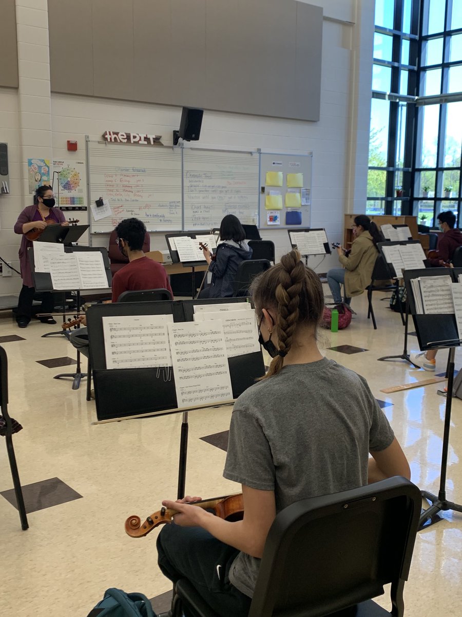 Perfect for this beautiful day - reggae improv in Mrs. Stewart’s Symphony Orchestra!