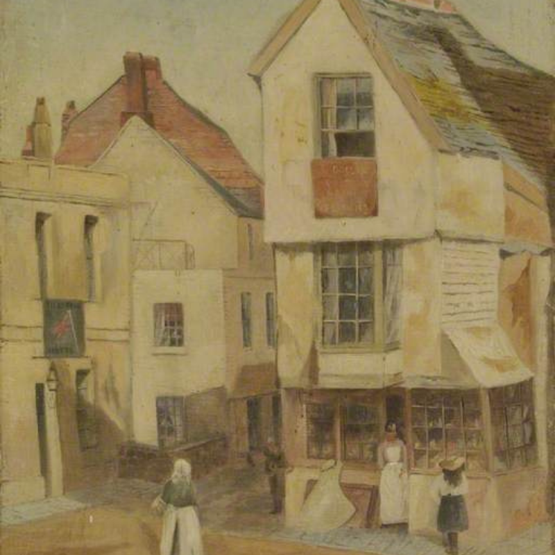 artukdotorg's tweet photo. Discover the remarkable story of Mary Anning, one of the most important British 'amateur' palaeontologists &amp; fossil collectors in history 🦕

Anning was born #OnThisDay in 1799

https://t.co/GVoEbpwkYk

'The Old Fossil Shop, Lyme Regis, Dorset' unknown artist 📸 @LymeRegisMuseum