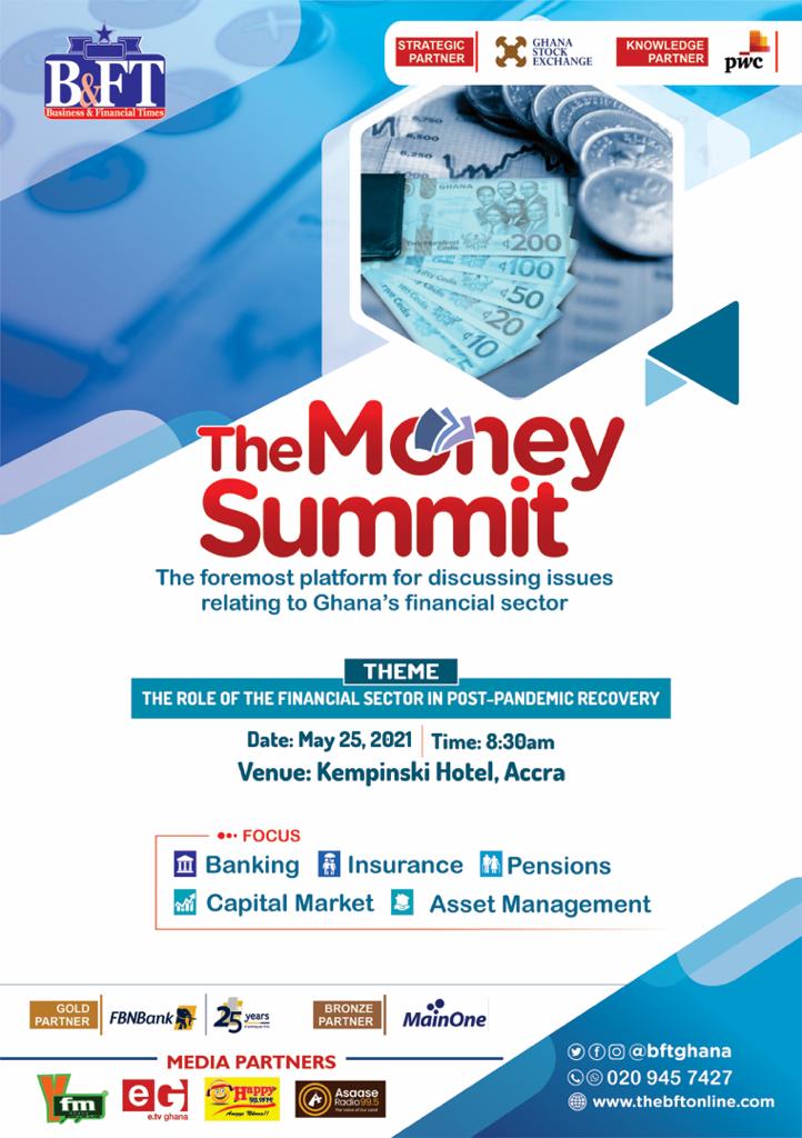 @MainOneGH will be participating at #TheMoneySummit themed 'The Role of the Financial Sector in Post-Pandemic Recovery' on the 25th May 2021.
Our Country Manager, Emmanuel Kwarteng will be speaking at the summit.