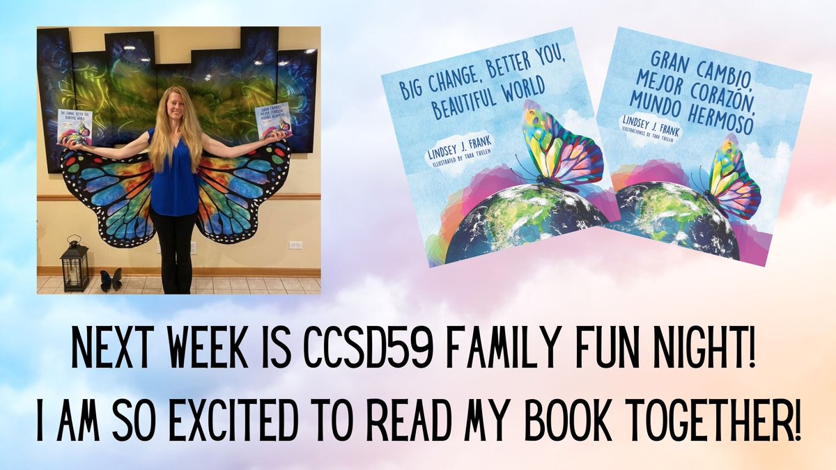 LindseyFrank88's tweet photo. I am so excited for @CCSD59 Family Fun Night next week! Let's read, laugh, and learn together!

💗📖Author Night📖💗
Tuesday 5/18 at 6 p.m.

https://t.co/ydaowY6jMQ

#D59SEL #D59Learns #D59CARES https://t.co/o7aqXoNbEg