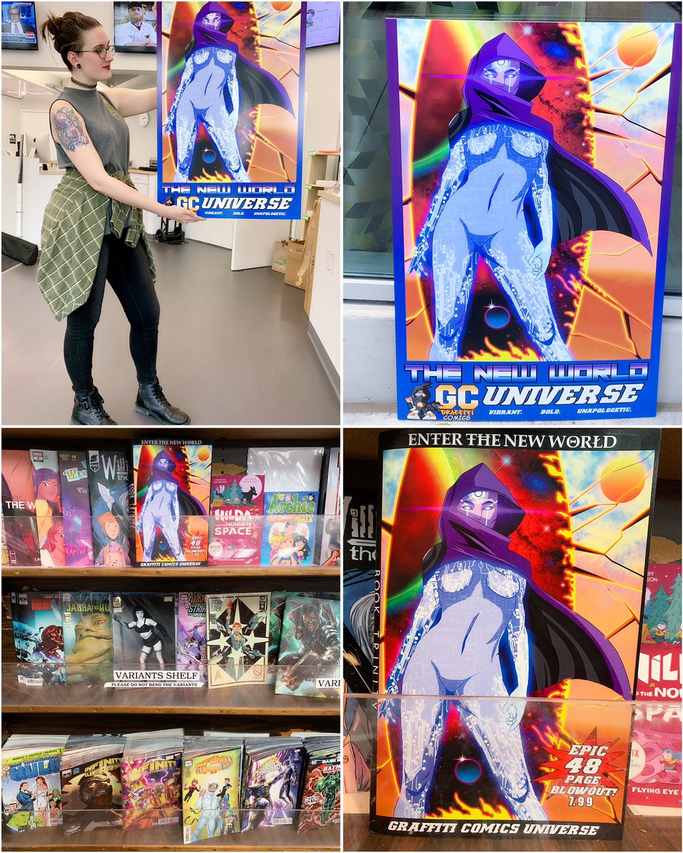 Adult comic book fans: Looking for something new and awesome to read? Check out my Cyberpunk drama, The New World” 💥NOW in stock at Oxford Comics and Games!
2855 Piedmont Rd NE ATL, GA 30305
Rated 8.9 out of 10 ⭐️ Via Webtoon
 #artist #comics #indie #writer #amwriting #oxford