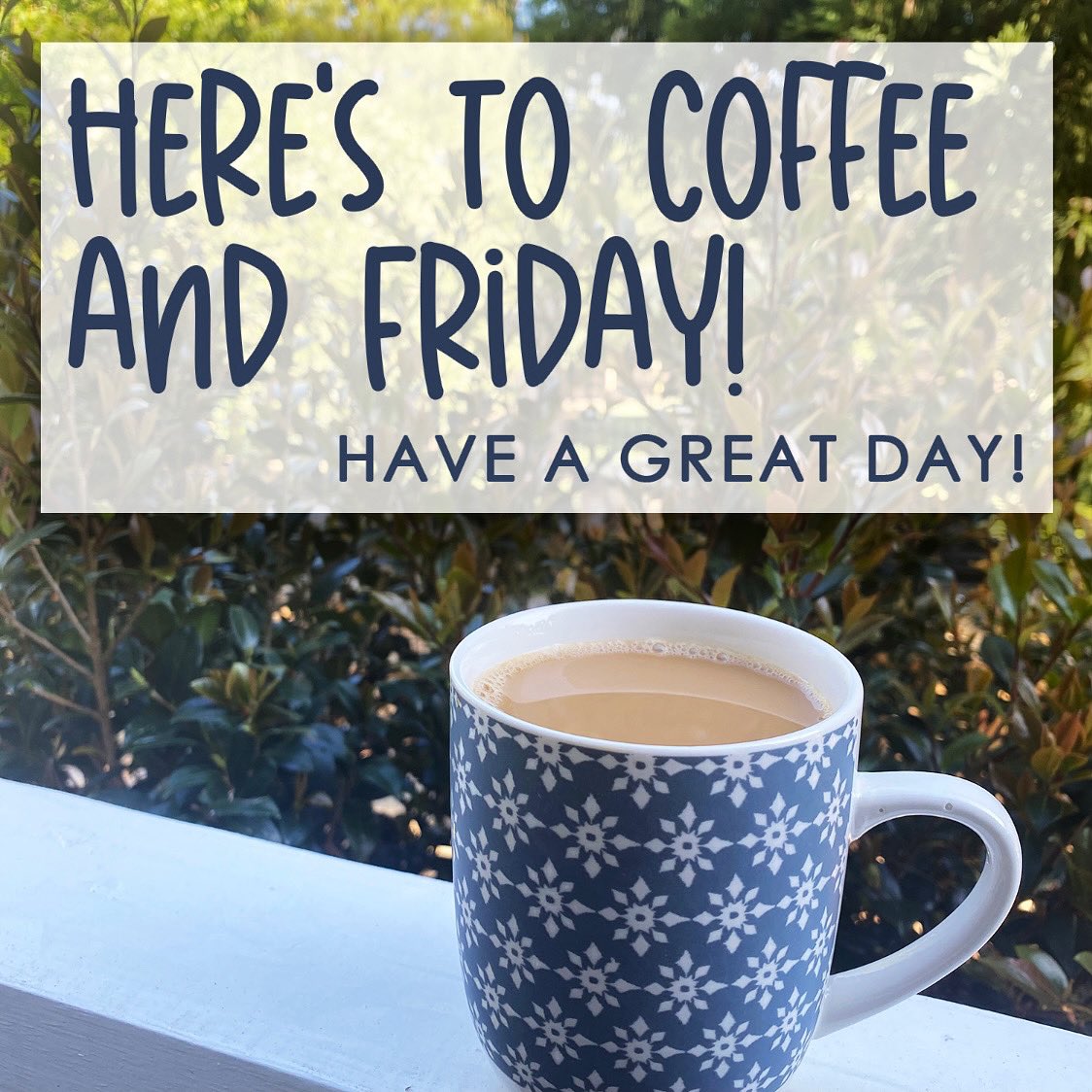 TGIF! We hope your Friday and your coffee are great! ☕️