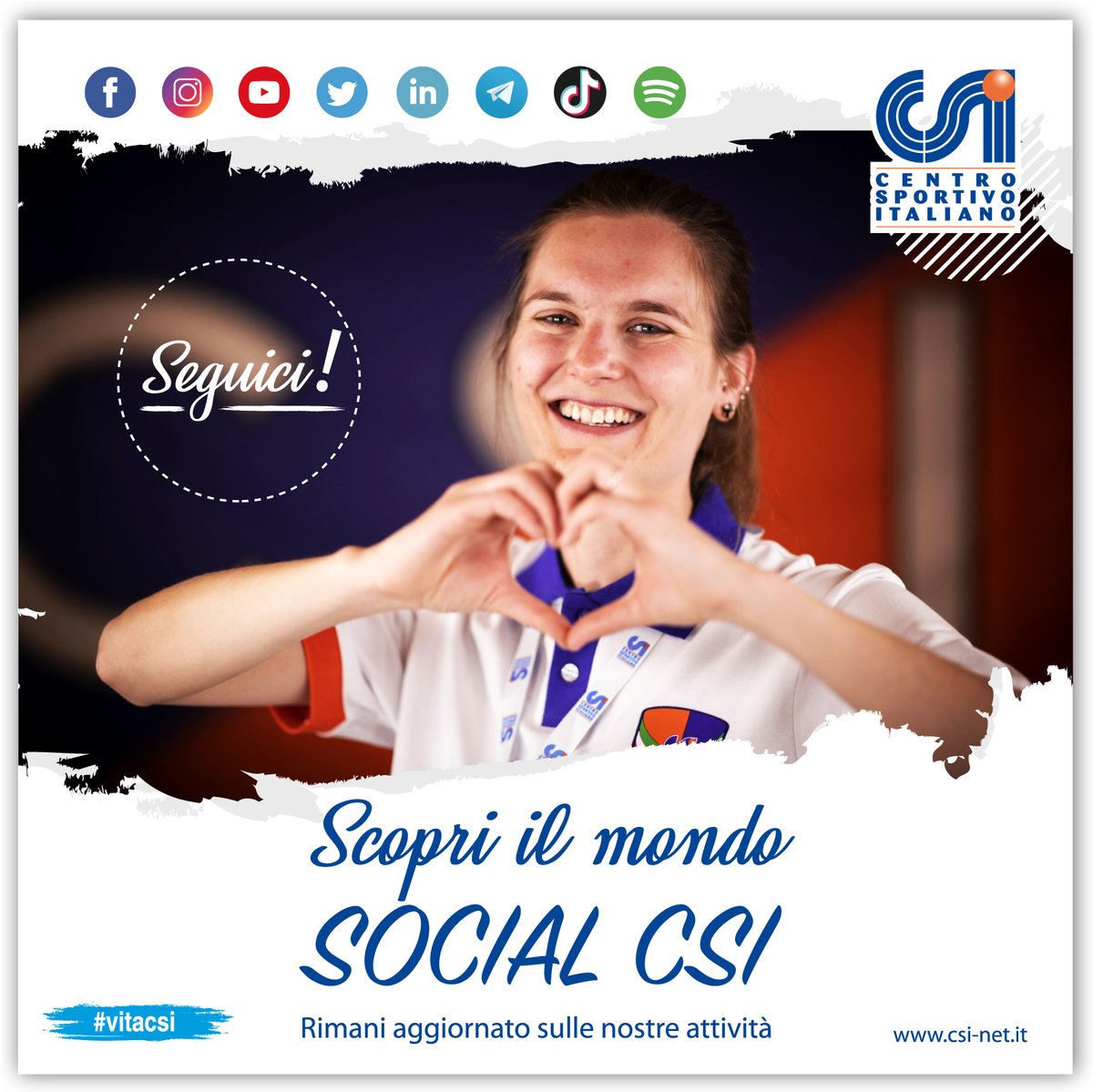 Tanti ❤️❤️❤️ per noi!

📲 Invita tutti i tuoi amici a seguirci 👉 csi-net.it/p/3310/

#vitacsi