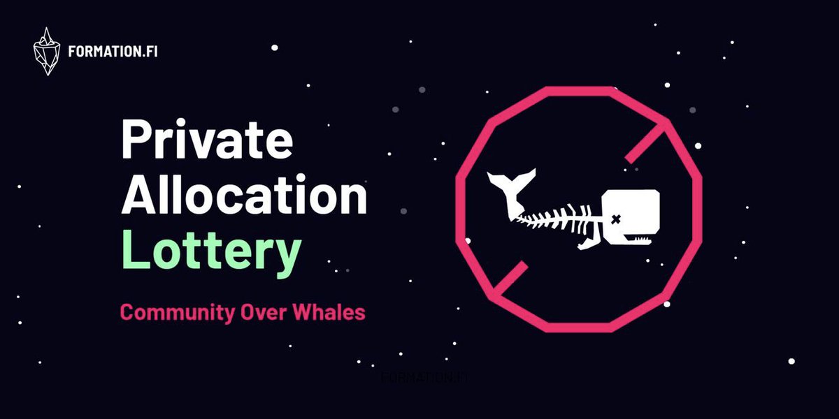 every_finance's tweet image. 📢Community Over Whales!

🧐You guys been waiting for it, #FORMGANG here it is 
💰💰💰PRIVATE ALLOCATION LOTTERY!

Rules to Participate👇
docs.google.com/forms/d/1WaRkP…