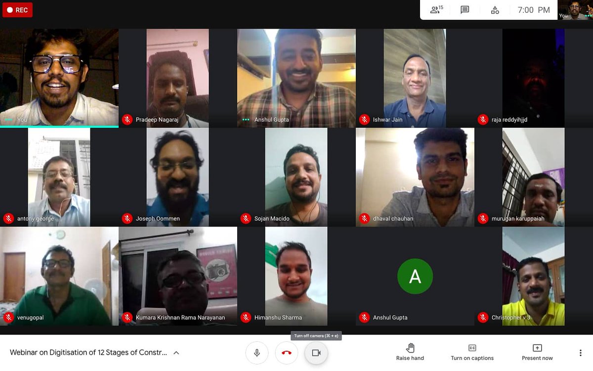 We hosted our webinar on "Digitization of Construction Stages" and it was a lively session. 
The participants had great suggestions and questions on how Powerplay will help them make digital transformation.
There has been requests. Subscribe/Follow to know when is the next one!