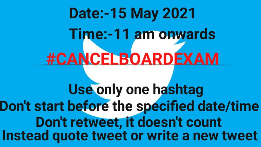Pranjal94359241's tweet photo. #CBSE #cancelboardexam friends get ready tomorrow and do your maximum... We will make this happen https://t.co/90dlEzW78O