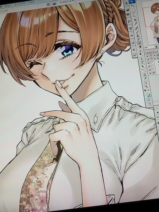 特典絵描いてりゅ。 