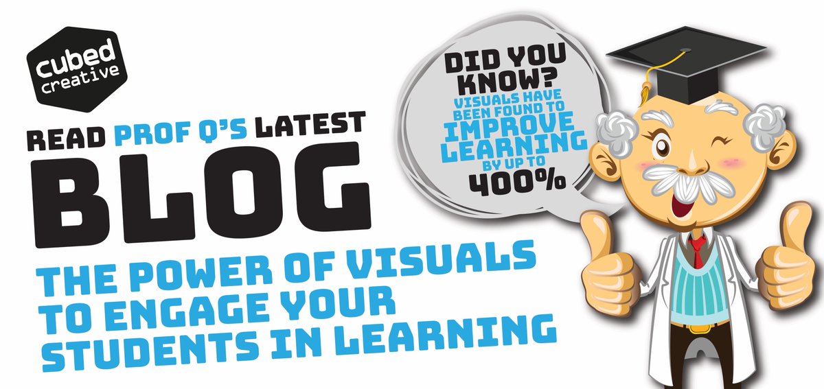 garyboad's tweet image. With over 65 percent of the population being visual learners, graphics is key to engaging students in Learning....... bit.ly/3hqbBrF
cubedcreative.co.uk 

#learning #students #education #teachers #schools #highereducation #stem #school