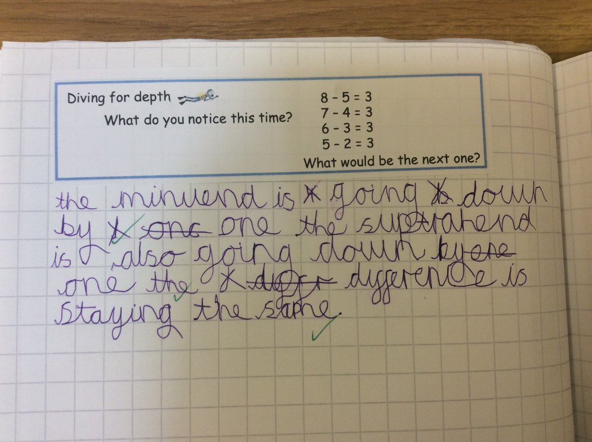 SchoolHazeldown's tweet photo. This week, Year 1 have been focusing on using precise mathematical language to describe patterns in addition and subtraction calculations.  We were absolutely amazed by how they were able to use their maths language to describe a pattern!  @WhiteRoseMaths https://t.co/JTGPTdIbM8