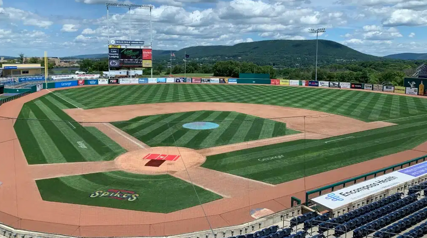 NittanySN's tweet photo. PLAY BALL!: Single-game tickets are now on sale for the State College Spikes' inaugural season in the MLB Draft League, which starts May 24.
Details here, plus a look at the team's schedule this summer.
https://t.co/tO1B0oIRLM https://t.co/I4WaSBuRc9