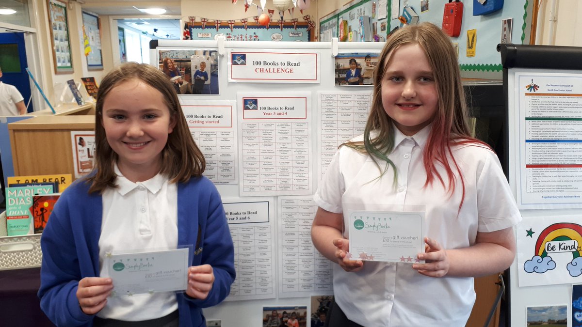 A huge CONGRATULATIONS go to Amelia and Harriet who have achieved 100 Reads each!! Thank you @simplybooksNo1 for providing  gift vouchers for their prize. 📚🏆🏅 #books #challenge #readingcommunity #readingforpleasure #reading <a href="/teacher_books/">Madeleine Lindley Ltd</a> <a href="/scholasticuk/">Scholastic UK</a>
