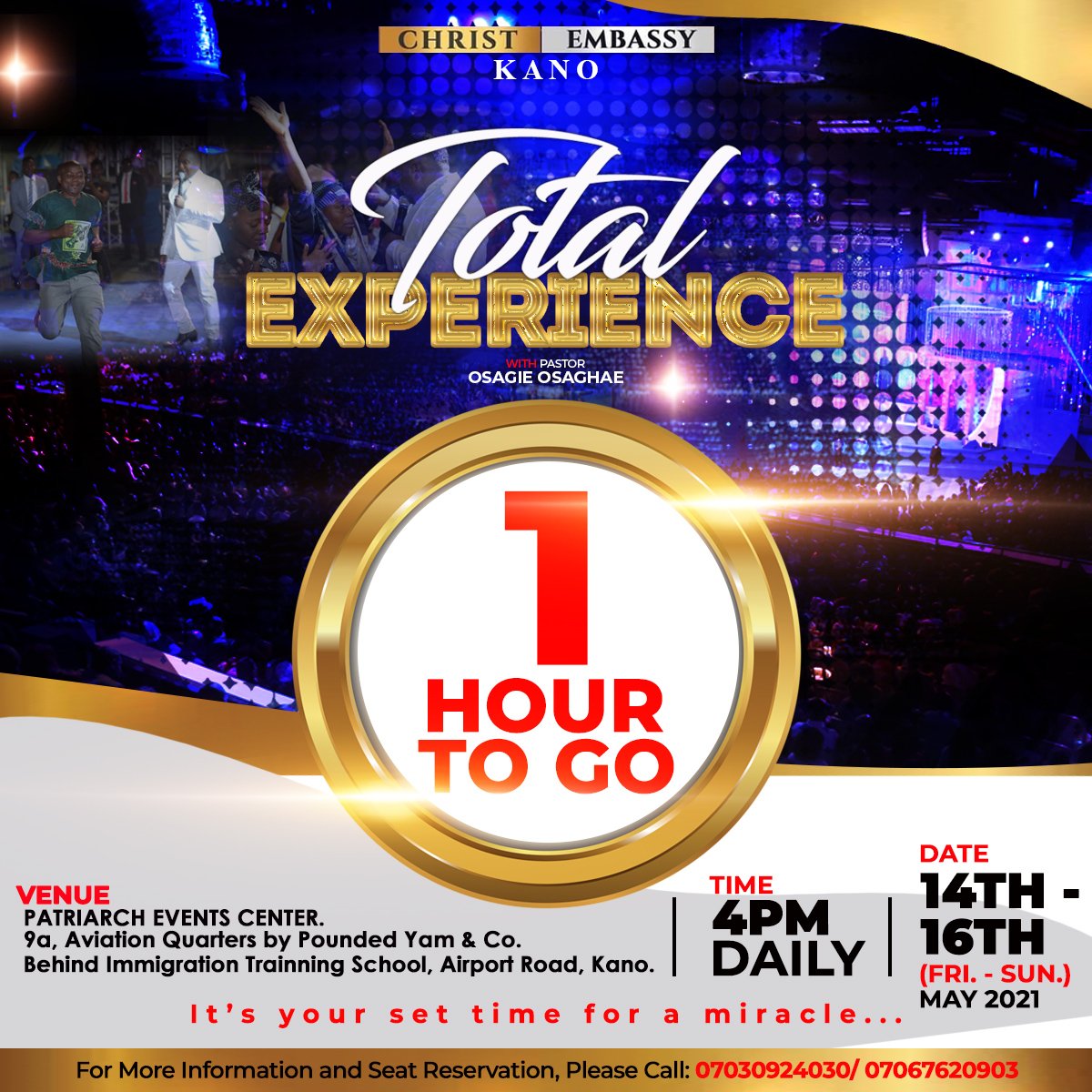cekano247's tweet photo. 1 Hour To Go...

#TE2021 #TotalExperience2021 #cekano #nnwz2 #NorthernRegionNigeria https://t.co/ekhP91hjVJ