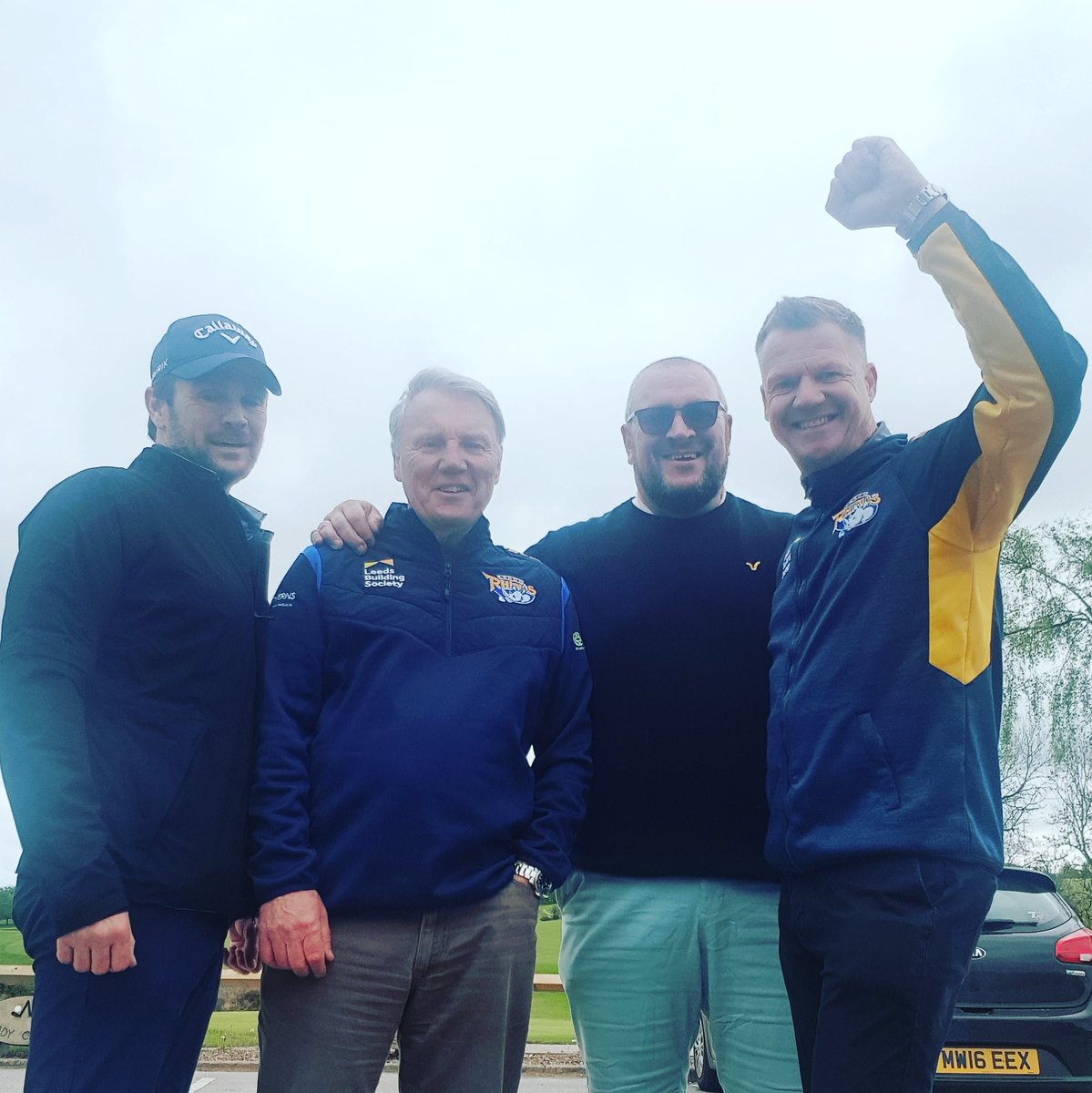Up the <a href="/leedsrhinos/">Leeds Rhinos</a> Great morning with the chief and Roberto 👊👊🏌️‍♂️