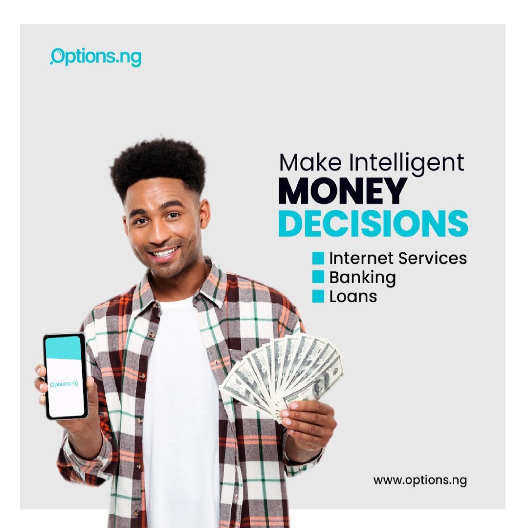 Guess who’s back to help you make INTELLIGENT MONEY DECISIONS:

- internet services 
- banking 
- loans 
Visit options.ng for more information 
.
#finances #finance #money #financialfreedom #financetips #business #personalfinance #investing