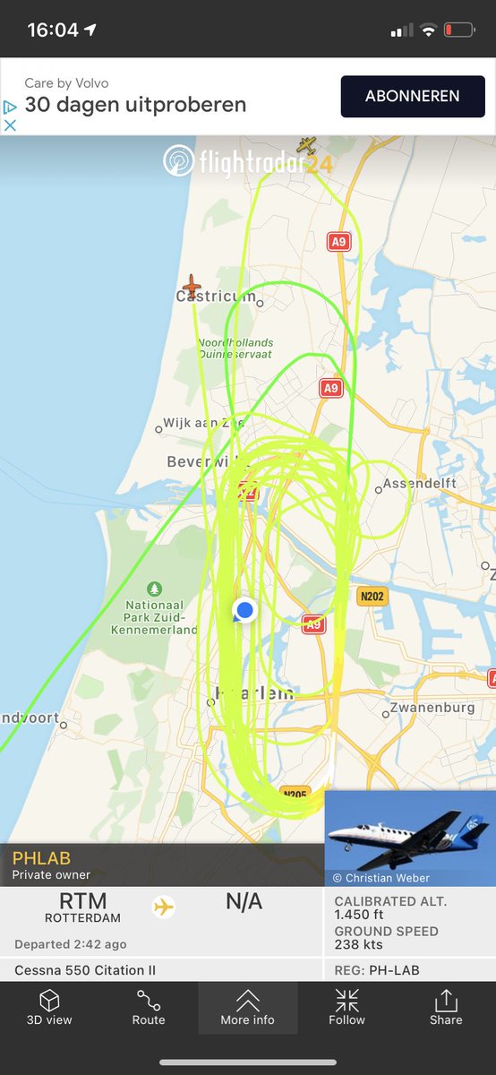 #Haarlem #vliegtuig en daar is die weer.