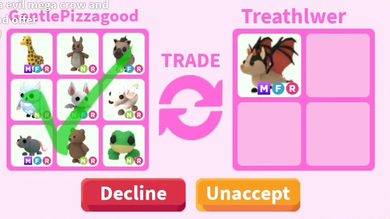 Lavender on X: Check out my latest video Roblox Adopt me Trading Video, What are these Pets worth?? 🦘 🐲 🦔 🐪