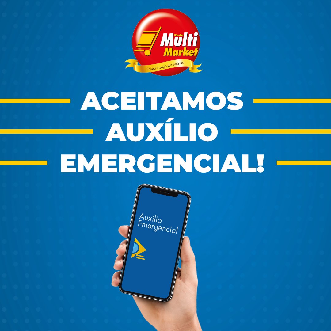 Multimarket_RJ's tweet photo. O Multi Market aceita o auxílio emergencial como forma de pagamento! Utilize seu auxílio para realizar suas compras e garantir as melhores ofertas em nossas unidades!
#multimarket #riodejaneiro #auxilioemergencial https://t.co/Cbs4WdqGRj