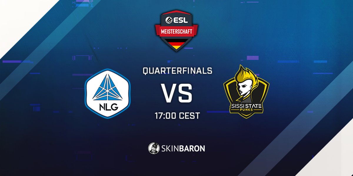 No Limit Gaming (@no_limit_gg) on Twitter photo π΅ #ESLMeisterschaft
Are β
You π
Reaaaaadyyyyyy β
Almost time for the Finals to kick off, so get your drinks, get your snacks and get ready to cheer for the boys π
π @sissistatepunks
π 17:00
πΊ twitch.tv/esl_99damage
π₯ <a href="/SkinBaronDE/">SkinBaron.de</a>
#AllinforNLG π΅ #ESLMeisterschaft
Are β
You π
Reaaaaadyyyyyy β
Almost time for the Finals to kick off, so get your drinks, get your snacks and get ready to cheer for the boys π
π @sissistatepunks
π 17:00
πΊ twitch.tv/esl_99damage
π₯ <a href="/SkinBaronDE/">SkinBaron.de</a>
#AllinforNLG