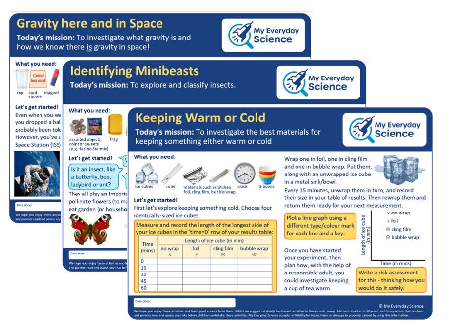 Did you know that 'My Everyday Science KS2 cards' come as a full 90+card pack covering all the KS2 Science National Curriculum statements and also 'topic' packs for all the KS2 curriculum topics? Please share <a href="/MyEverydaySci/">MyEverydayScience</a> with your teacher friends!