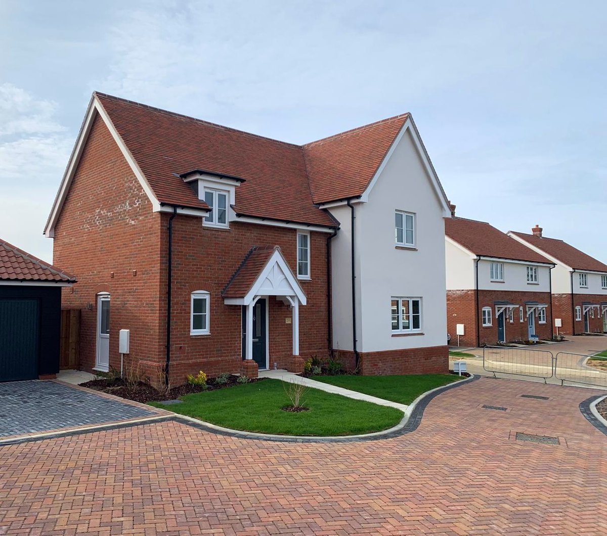 External works completed ahead of occupations at St Laurence View, Ridgwell for our valued client Beacon Hill Homes.