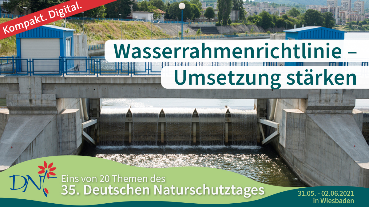 Die #WRRL soll den schlechten ökologischen Zustand unserer #Gewässer🌊verbessern, doch nach 20 Jahren sind die Ziele bei weitem nicht erreicht. Beispiele fachübergreifender Kooperationen als Weg aus der #Umsetzungskrise &amp; effektiver #Renaturierungen🏞 👉#DNT2021 31.5.-2.6. online