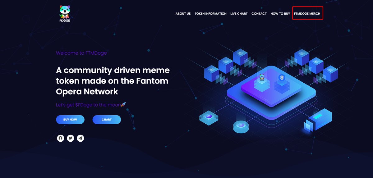 DogeFtm's tweet image. Exciting news🔥
Our merch section is now LIVE!
50% of the profits will be used to buyback $FDoge and use it for burns, airdrops, partnerships etc.