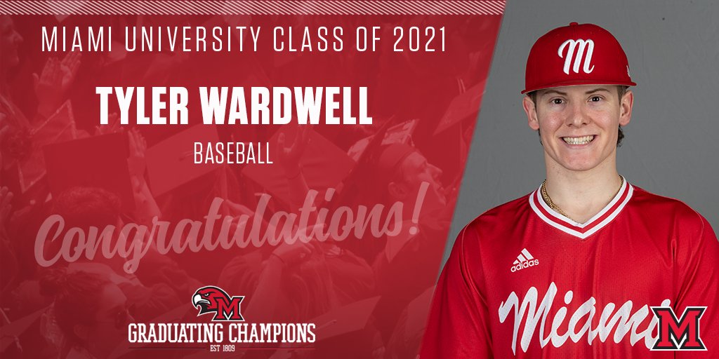 Congratulations to <a href="/MiamiOHBaseball/">Miami Baseball</a> student-athlete Tyler Wardwell on your graduation! 

#RiseUpRedHawks #LoveAndHonor #GraduatingChampions #MiamiOHGrad