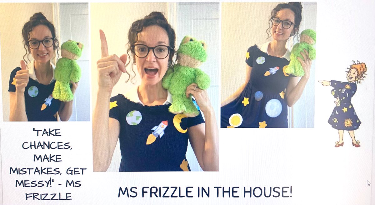 Ms Frizzle in the house 🌎🦎 Fun Fridays! <a href="/CundlesHeights/">Cundles Heights PS</a> <a href="/meadows_es/">Holly Meadows ES</a>