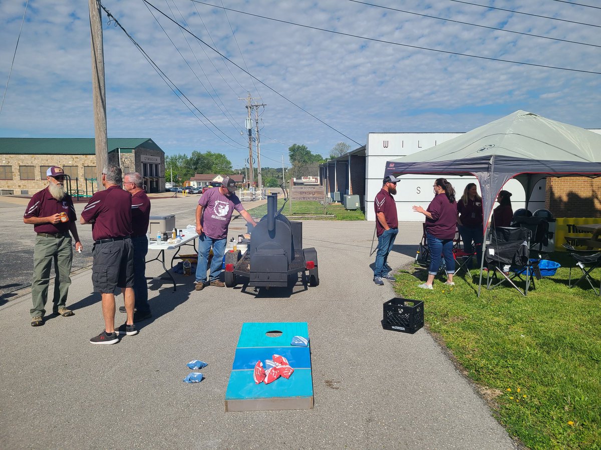 Willow Springs R-IV BOE Staff Appreciation Day.  Come out and get a burger and a big "Thank You"  for all that you do for kids.