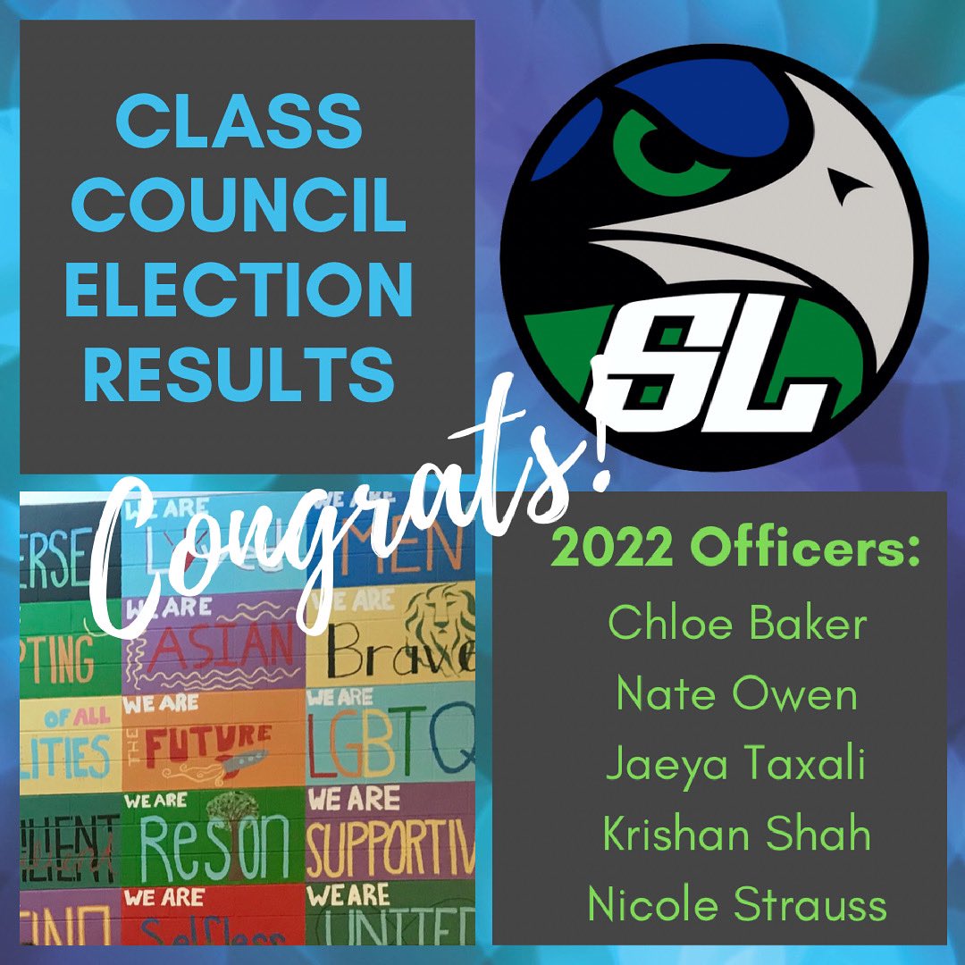 Congrats to the new senior class officers!