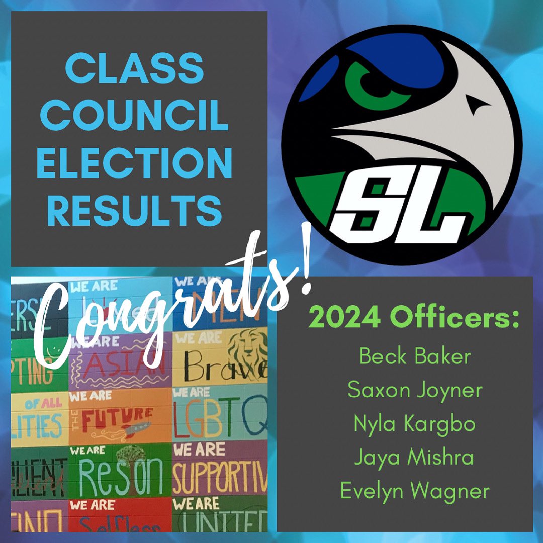 Congrats to the new sophomore class officers!