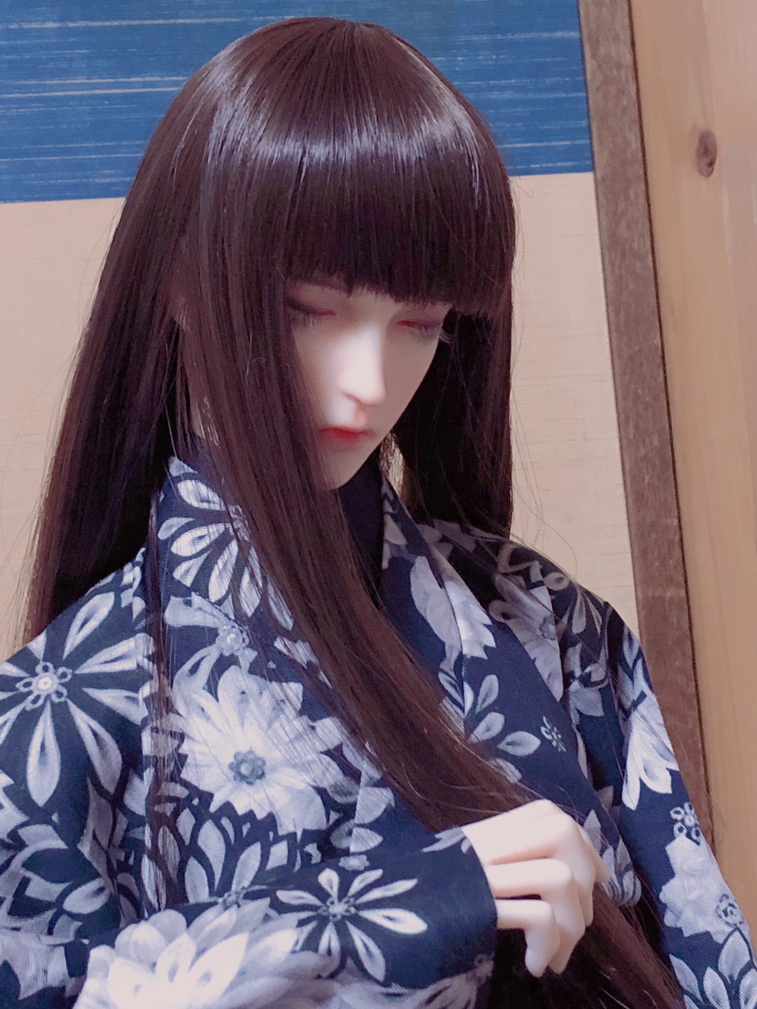 まろのすけ 0915先行 ドール ぱっつんウィッグは人 ドール 選ぶよな と被せてみたけどこれはこれでかわいいかも知れない なんか日本人形みたいで Ringdoll おとめ座地蔵王 Ksitigarbhathevirgo T Co Hrfirzuctb Twitter