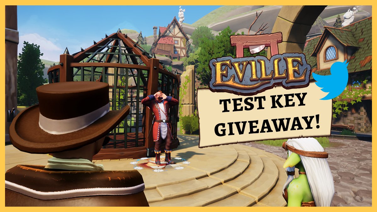 eville_game's tweet photo. 🔔CITIZENS OF EVILLE🔔
We're holding a small giveaway for access to the alpha of #Eville! All you have to do is:
⭐️Follow
🔁RT &amp; Tag a Conspirator
Winners will be chosen on the 21st so they can join in on Discord play session on the 22nd!

Good Luck! 🗡️ https://t.co/OKjBeeI47p