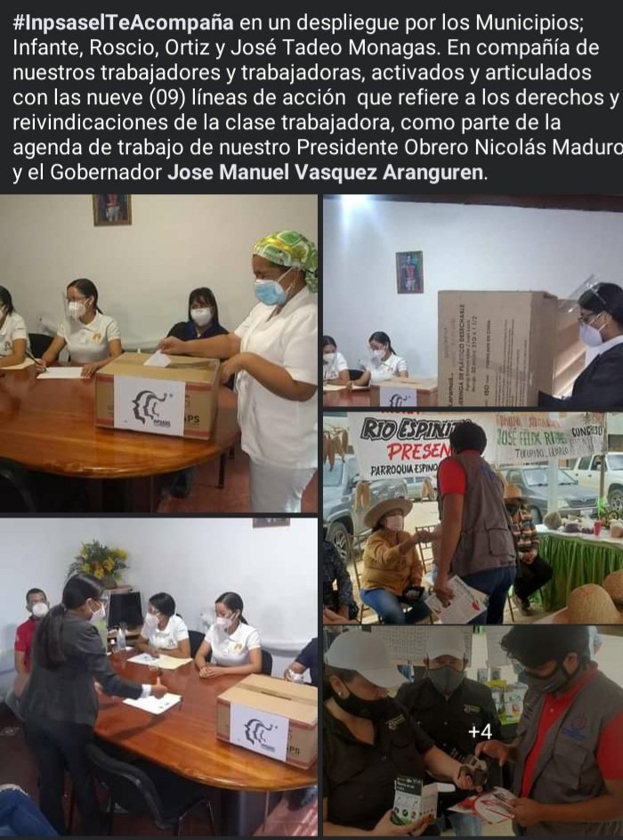 Jonathantaipe's tweet photo. #InpsaselTeAcomapaña activo por orientaciones de nuestro Ministro @dip_joserivero y el camarada @geovannireuma. 
@NicolasMaduro 
@josemvasquez 
@freddyalig 
@puertapsuv 
@RamonMagallaneC 
@Inpsasel_vzla 
@GeresatGuarico https://t.co/pfF3ZMxiou