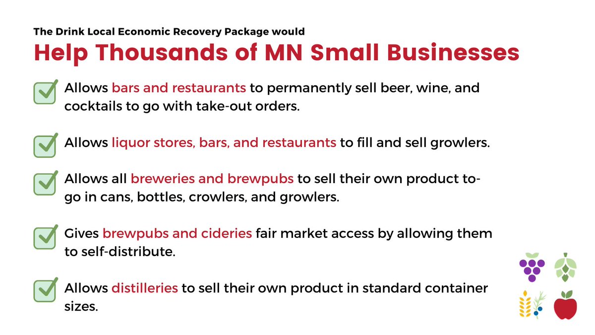 The authors of the #DrinkLocalMN bill are trying to make something happen THIS WEEKEND, but they need YOU to help them push! If you want to see these changes in MN, make a call or send an email to the #MNLeg this weekend! 

Find everything you need: bit.ly/DrinkLocalMN