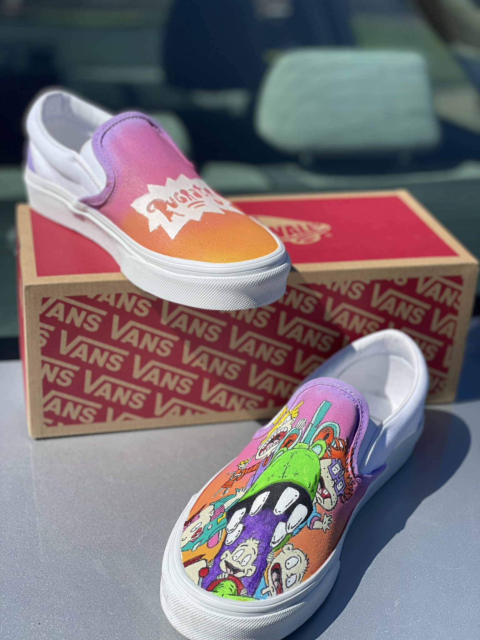 Ruff Customz on Twitter: "“One for all and Balls at fun” - Tommy Pickles  Check out the new Rugrats Theme Customs Vans🔥👟‼️ #rugratstheme #rugrats  #custom #custommade #customshoes #customvans #vans #vansshoes  #angelusdirect #angeluspaint #