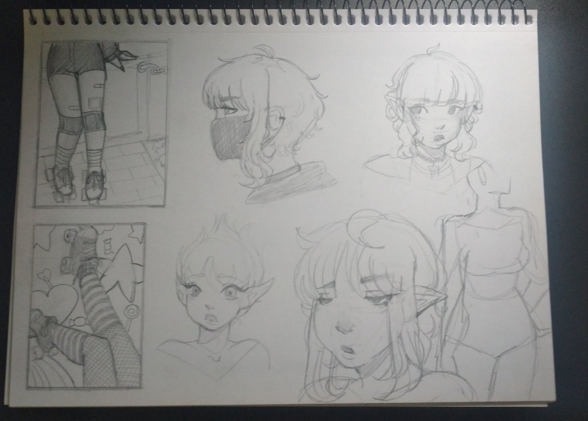 bundleofberriez's tweet photo. Thought I'd share some doodles I made in the beginning on this year when I started designing my persona! It's all just brainstorming, but it's cool to see how my ideas and opinions changed lol there's also random stuff I drew for fun while doing them :v
#vtuber #debutTBA https://t.co/opjsIxX6CE